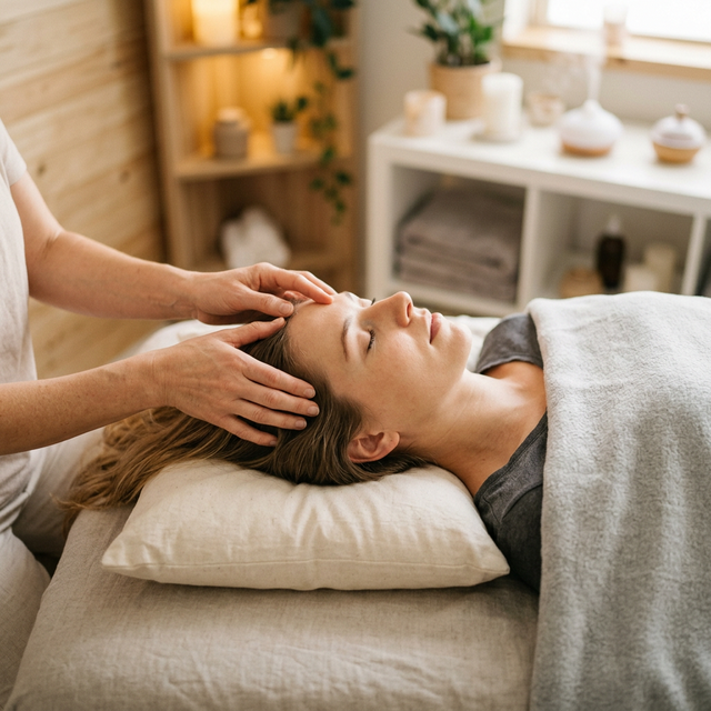 Сессия Access Bars — прикосновение к точкам на голове